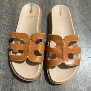 Sam Edelman Tan Slide Sandals